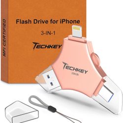 MFi Certified USB 3.0 Flash Drive 256GB for 