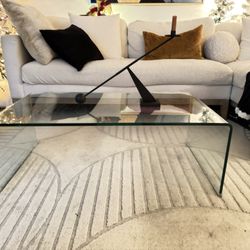 Clear Glass Coffee Table