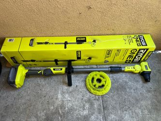 RYOBI ONE+ 18V Cordless VORTEX Telescoping Power Scrubber (Tool Only)
