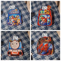 Paw Patrol, Mario, Thomas, Spiderman  Each $25