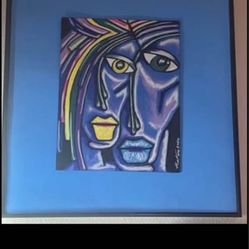 Original Artwork Acrylic On Canvas Framed