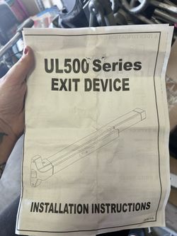 Push Bar For Exit Door