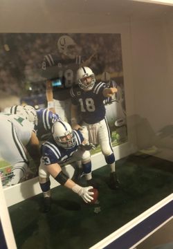 PEYTON MANNING CUSTOM SHADOW BOX