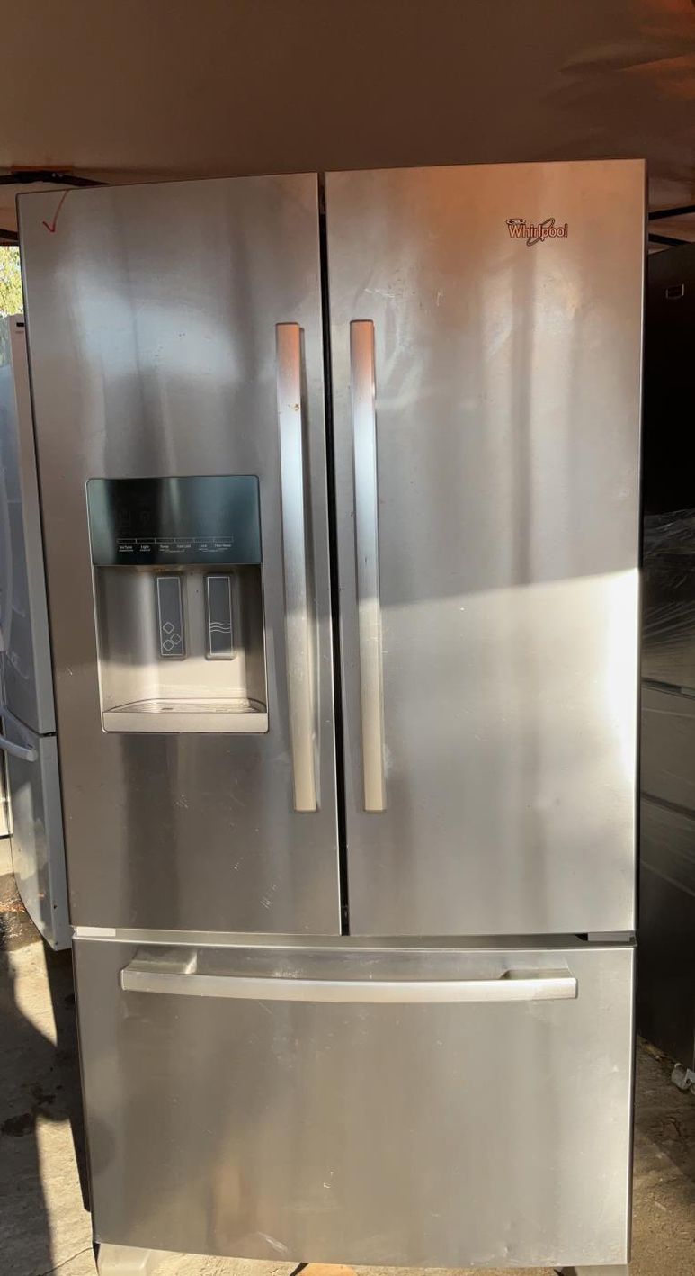 Whirlpool 3 Door Stainless Steel Fridge