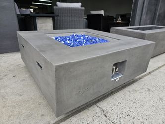 New Concrete Fire Pit Heater Patio Furniture Propane