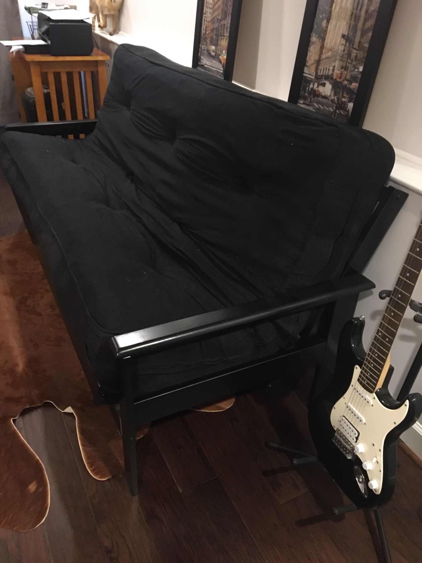 Queen / Full futon with 10” upgraded mattress.