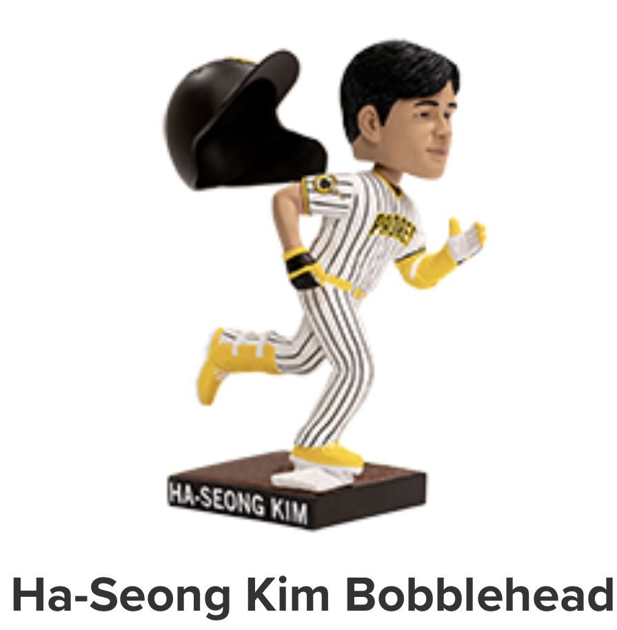 SAN DIEGO PADRES HASEONG KIM BOBBLEHEAD (FREE GIFT TOO) for Sale in La Mesa, CA OfferUp