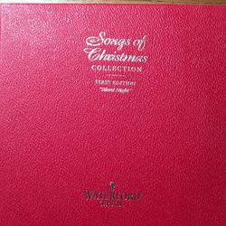 New Waterford Crystal Songs Of Christmas Collection 1st Edition “Silent Night”