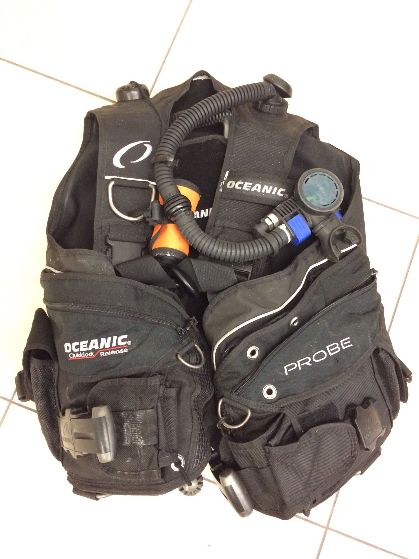 Oceanic probe bcd scuba dive vest Large