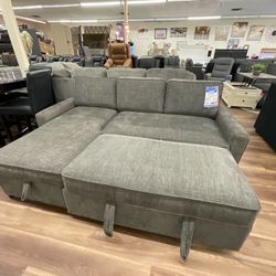 New Sectional Couch With Pull Out Bed And Storage 