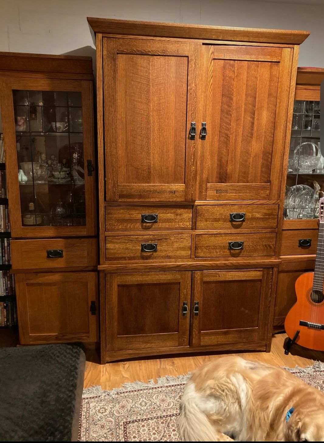 Media And China Cabinet Set.