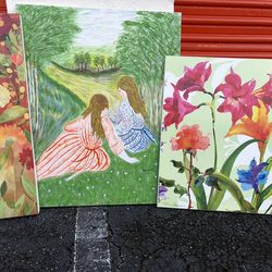 Colorful Floral Artwork