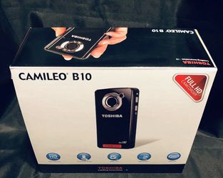 TOSHIBA Camileo B10 HD WEBCAM Pocket Camcorder 1080p w/Software