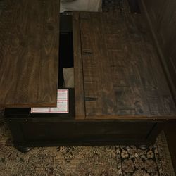 Coffee table 3x3 ft x 18" high
