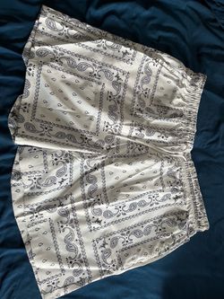 White swim trunks