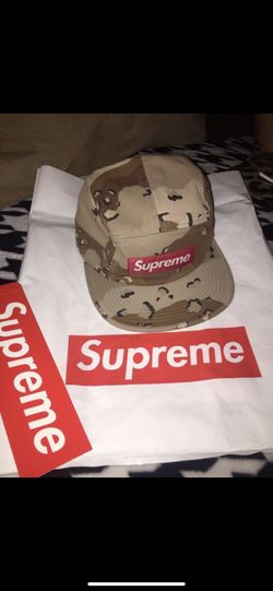 Supreme hat side zip camo