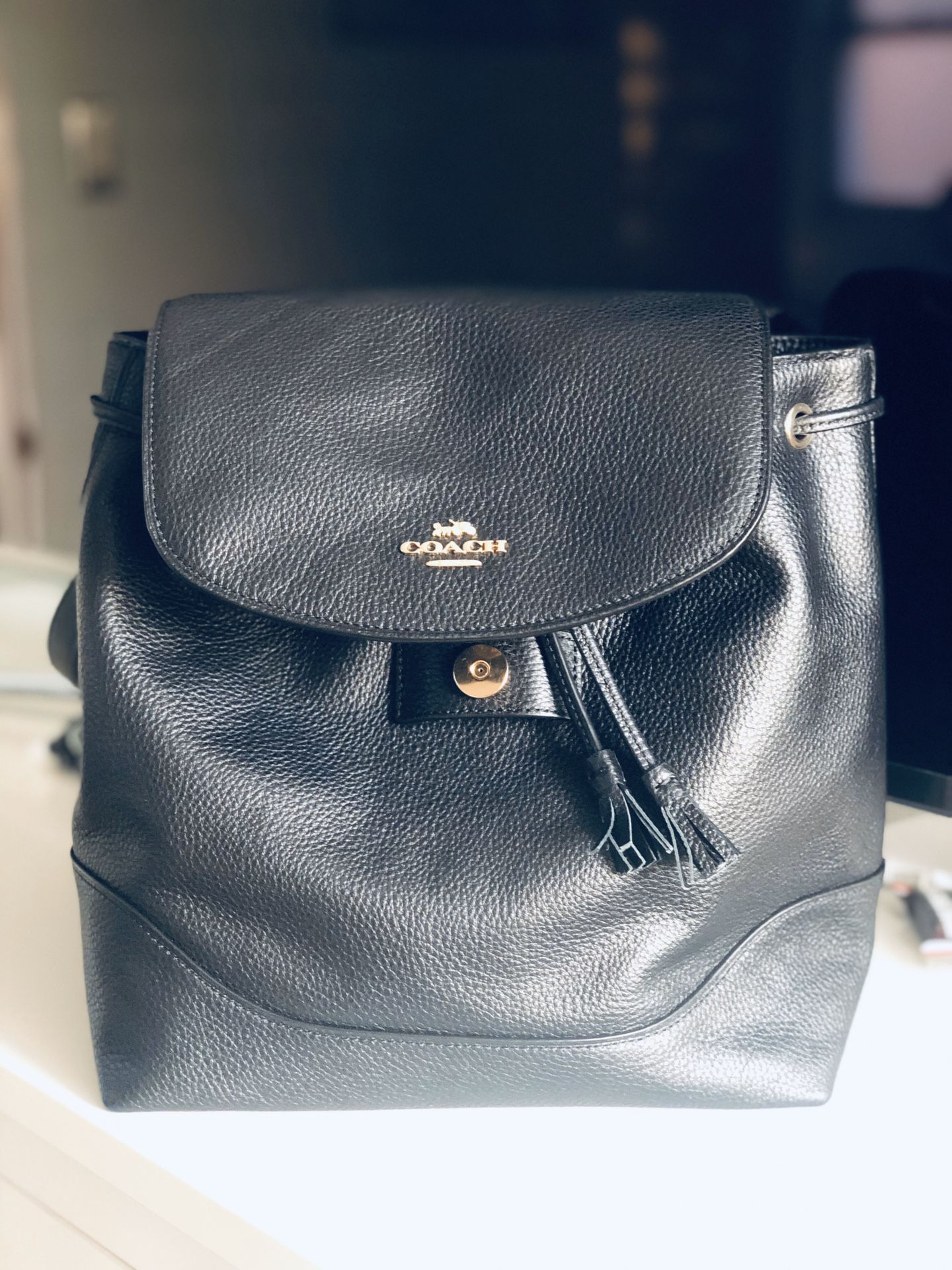 New backpack coach in black
