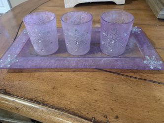 Candle holder With Tray