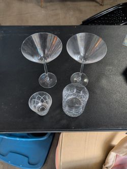 Crystal & Martini Glasses
