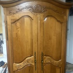 All Wood Armoire 
