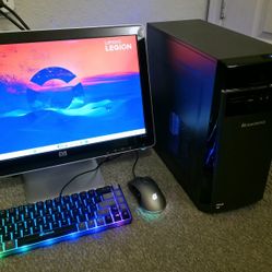 Gaming Pc Lenovo AMD Quadcore 3.10ghz, 16gb ram, 128gb ssd + 1tb hd, nvidia gpu, wifi+bluetooth