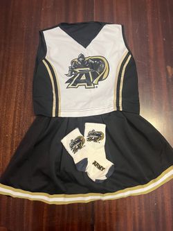 Kids 6X Army cheerleading outfit