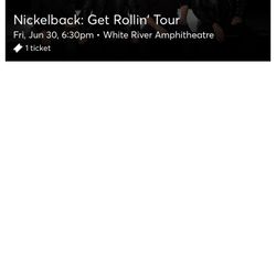 Nickleback Ticket