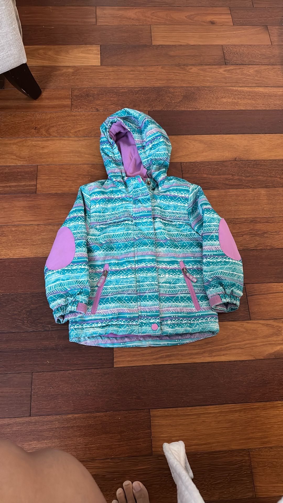 Cat & Jack Jacket Blue Pink White 3T