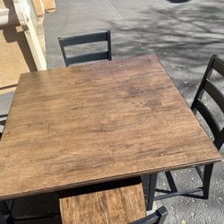Pub Table and Chairs