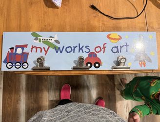 Children’s Hanging Art Work Display