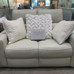 Ivory Recliner Love Seat