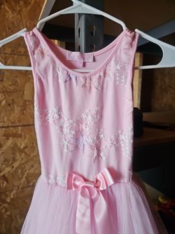 Girls pink dress