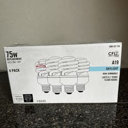 75 Watt Light Bulbs