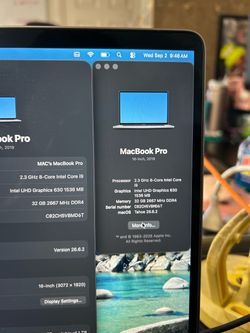 MacBook Pro 2019 16” need gone