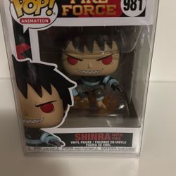 Shinra with Fire Funko Pop 