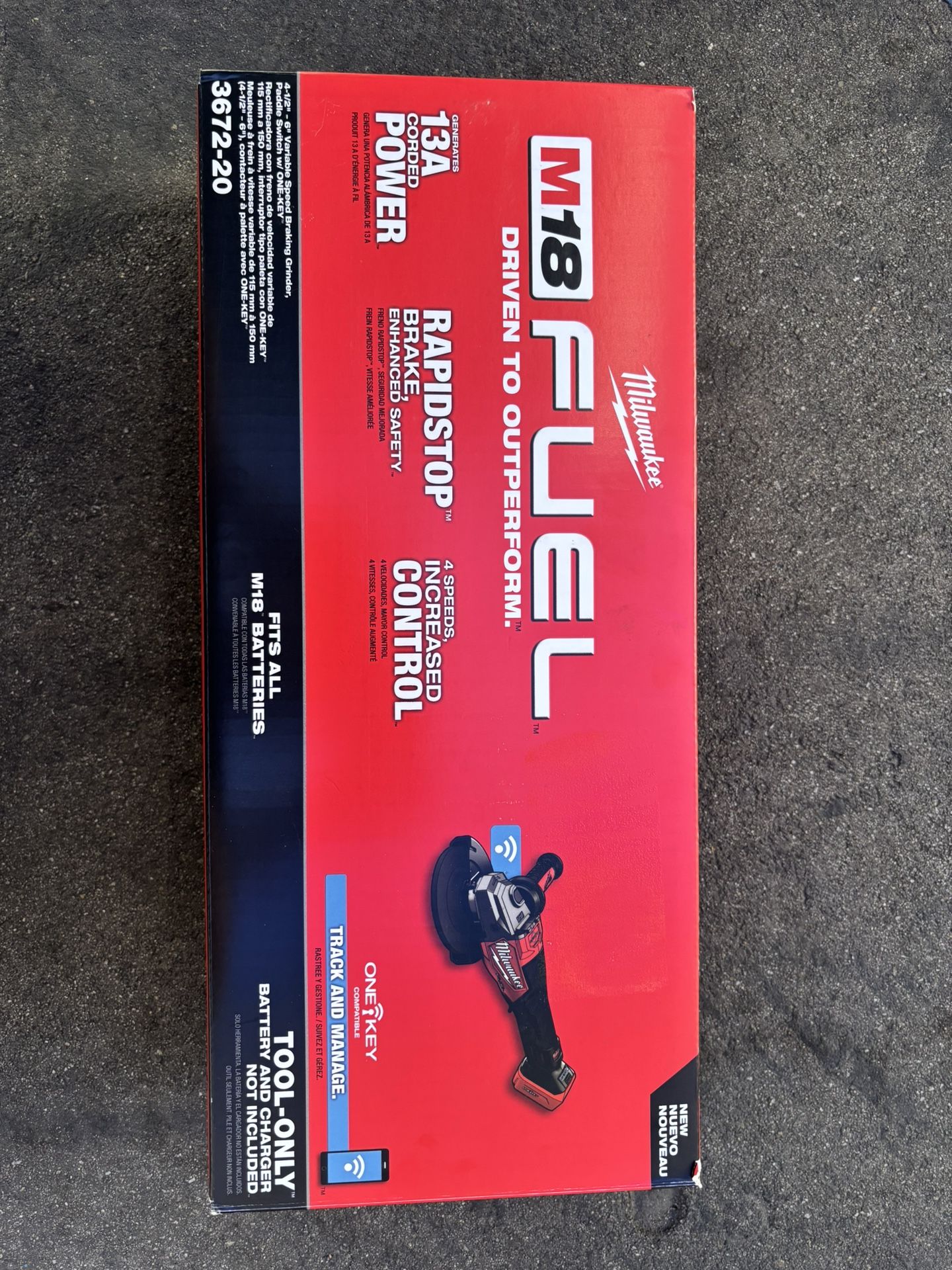 Milwaukee One-Key Grinder