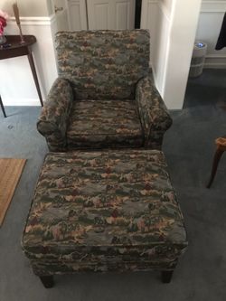 Chair and ottoman