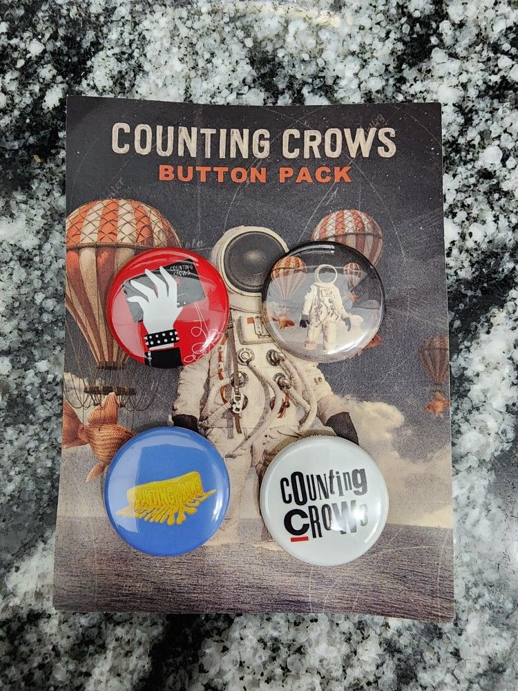 NEW Counting Crows 4 Pin Set
Make an offer
Pick up 77095 near Telge/West