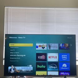 58” Hisense Smart 4K TV