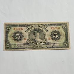 1958 Mexico 5 Pesos