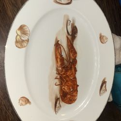 Lobster Serving Platter Antique