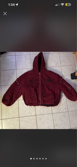 Personsoul Red gothic bulky sweater