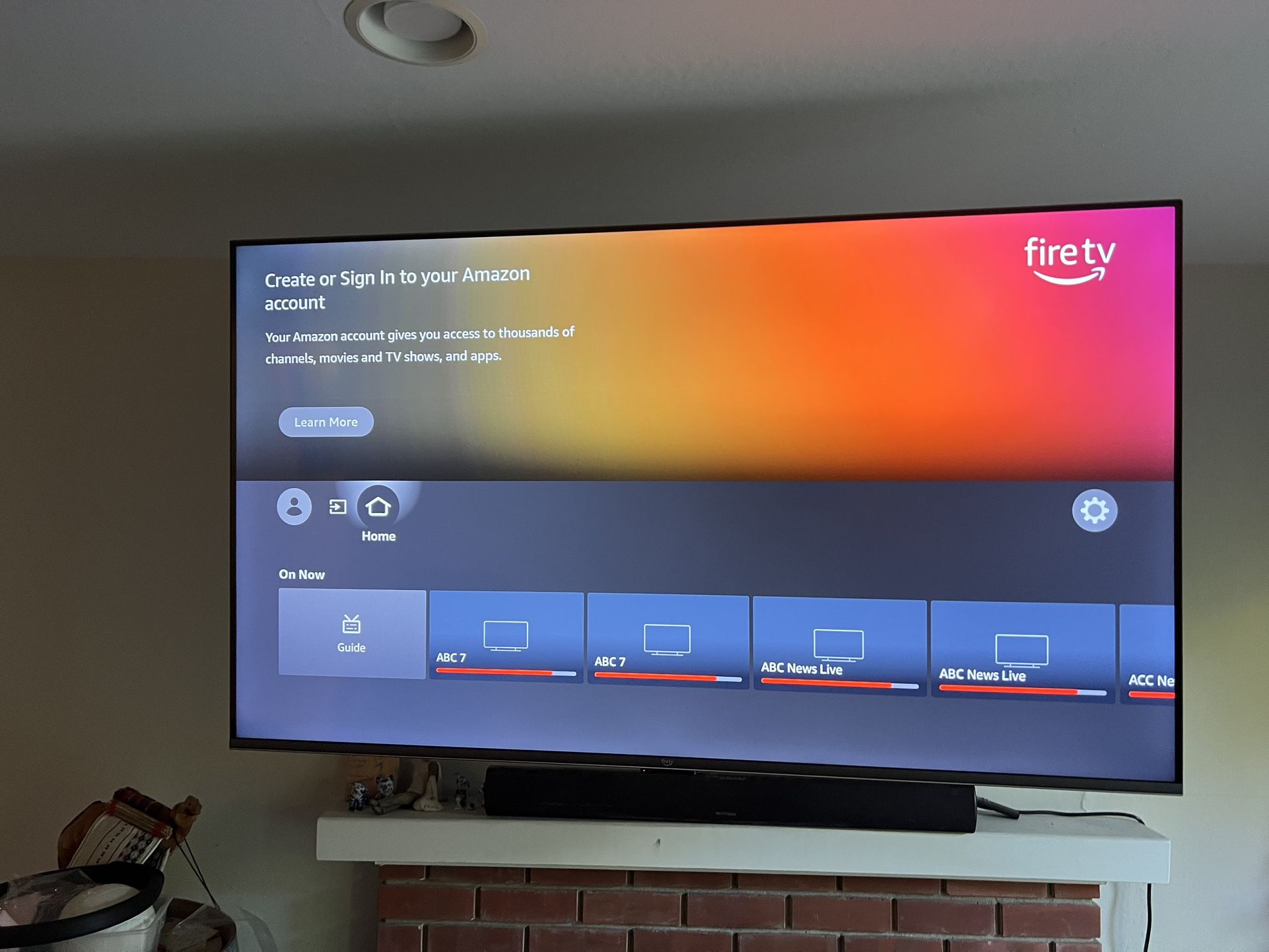 Amazon Fire TV 65" Omni Series, 4K UHD smart TV with Dolby Vision, hands-free with Alexa