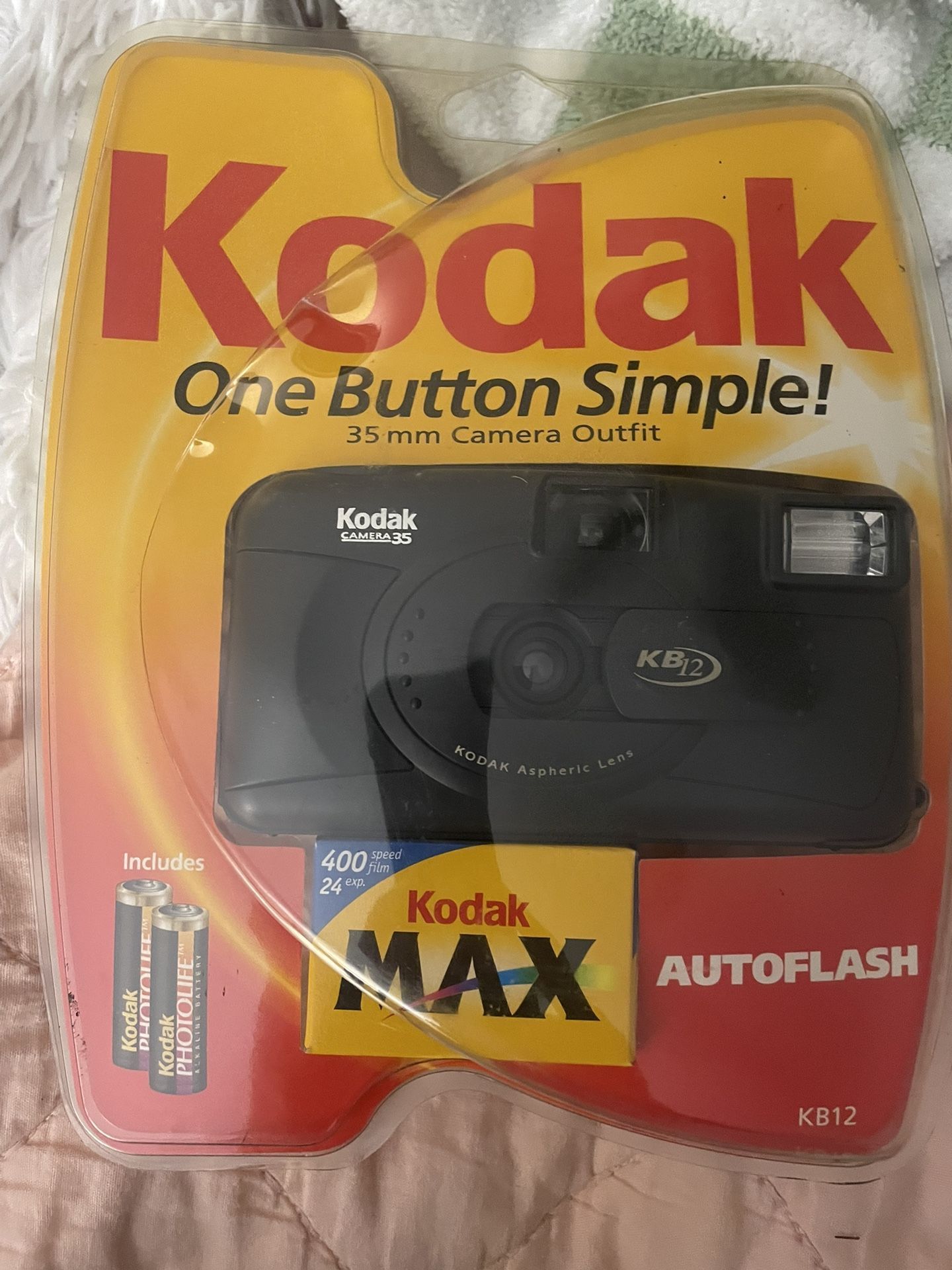 Unopened 2000 Kodak one Button Camera Film Included