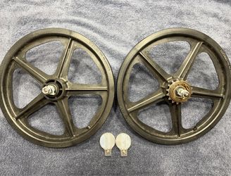 SKYWAY BMX Mag Wheels / Rims With Sealed Bearings (16 Inch) Old School Style Rims