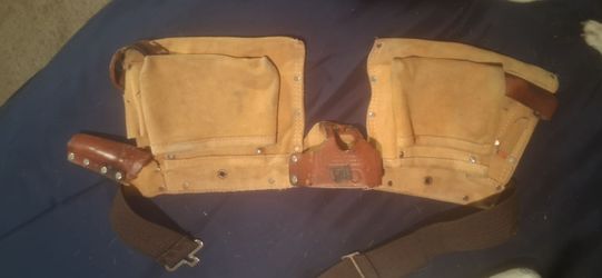 Leather tool belt