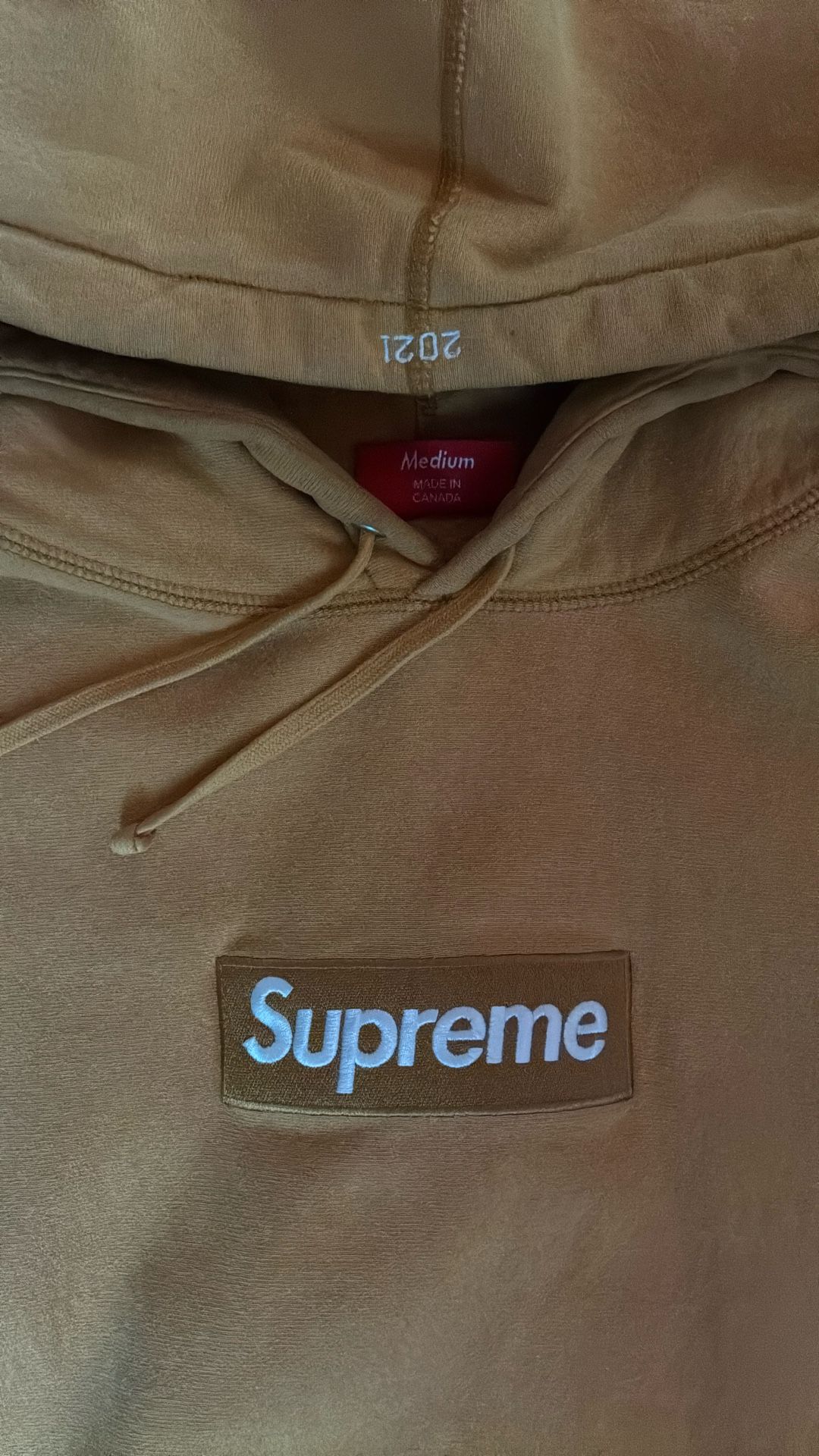 Light Mustard Supreme Hoodie
