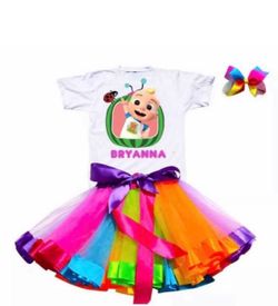 Coco melón Party Outfit 3T Tutu Set 
