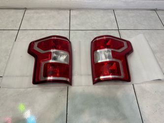 2018 - 2020 Ford F150 XLT OEM Stock Tail Lights With Light Bulbs & Wiring Harness