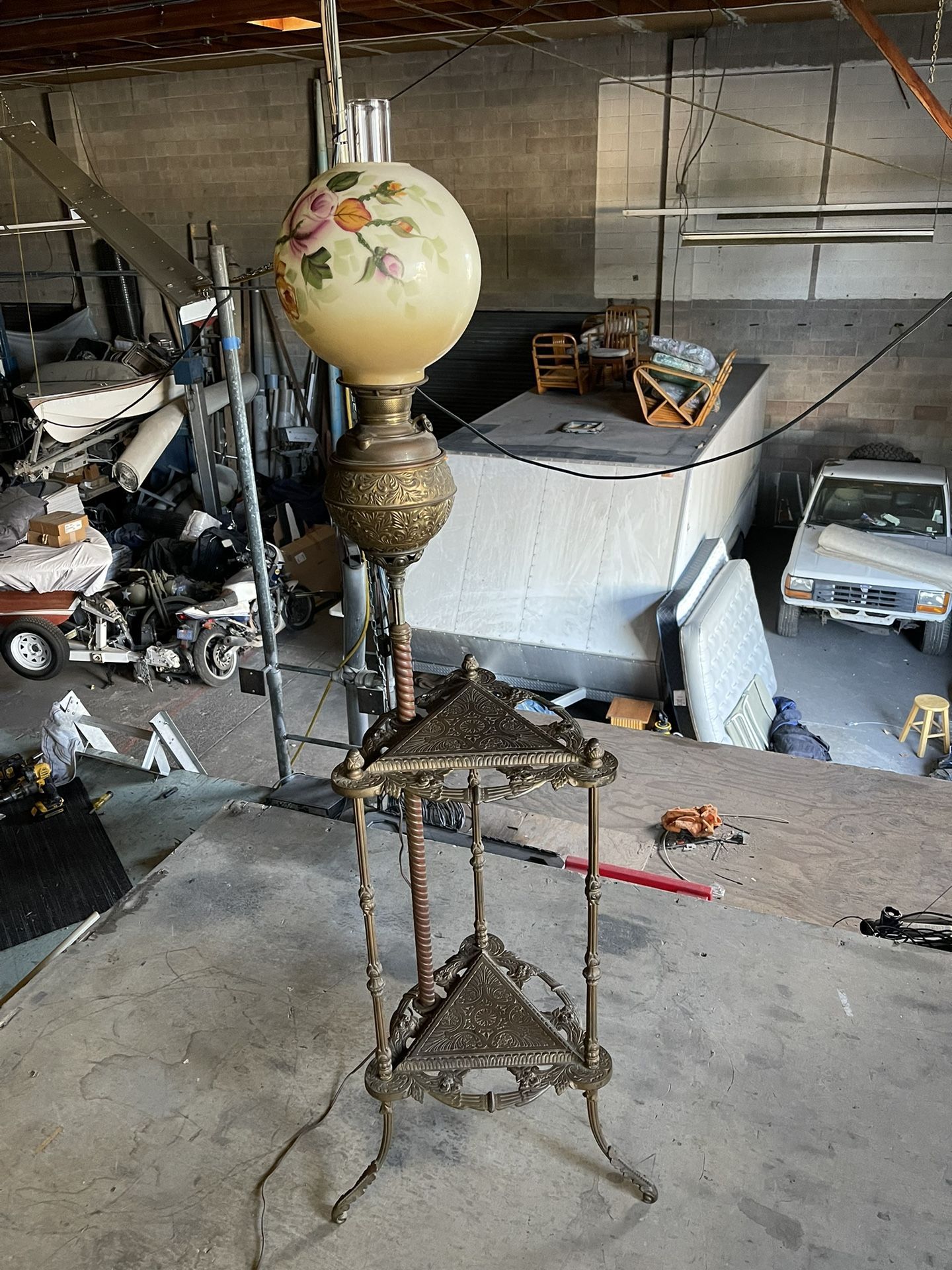 Bradley And Hubert Vintage Piano Lamp